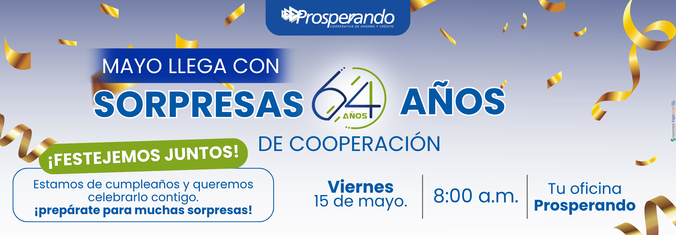 Prosperando — Nuevos beneficios